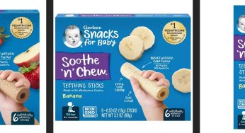 Gerber Teething Sticks Recall and Discontinuation Due to Choking Hazard